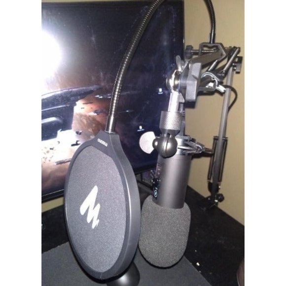 USB Microphone for PC, Professional Computer Condenser Mic with Mute Mic - Picture 1 of 2